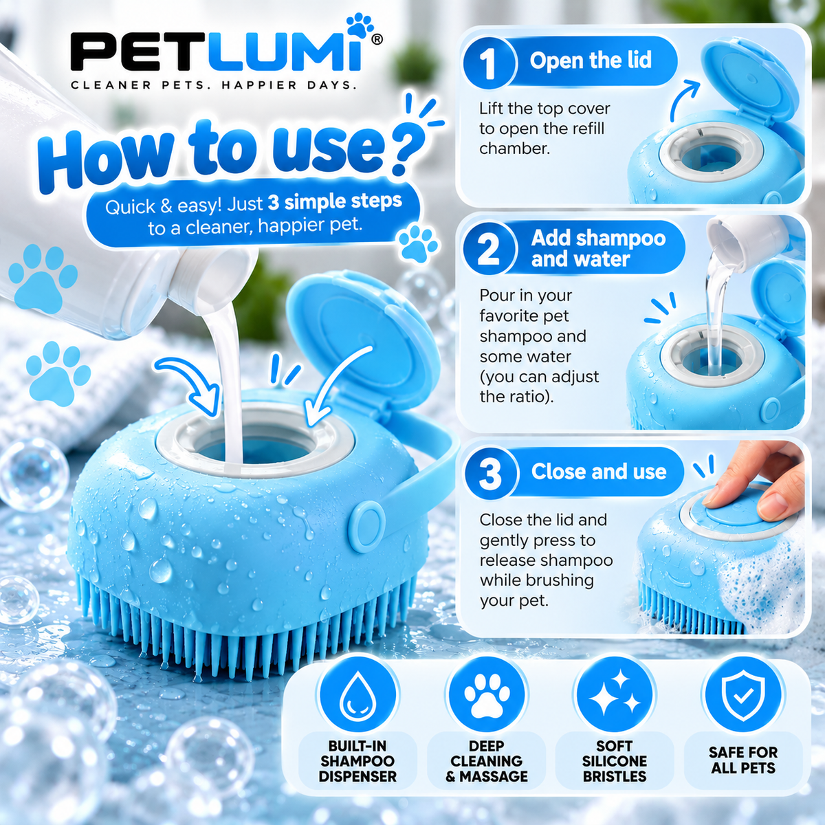 PetLumi BathBrush™